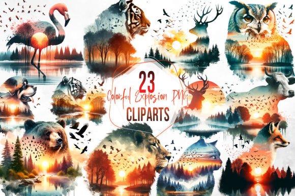 Download Wildlife &amp; Nature Scenes Animals Clipart - Nature Collection