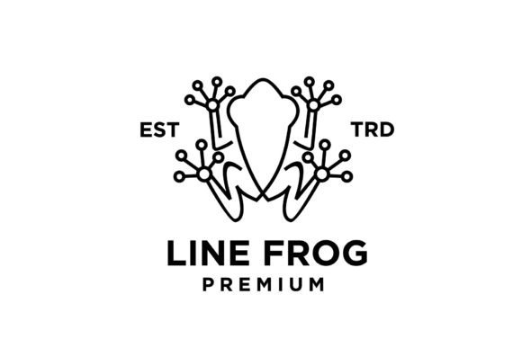 Download Line Frog Vector Logo Design - Frog vector Collection