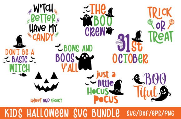 Download Kids Halloween SVG Bundle - Kids halloween svg Collection