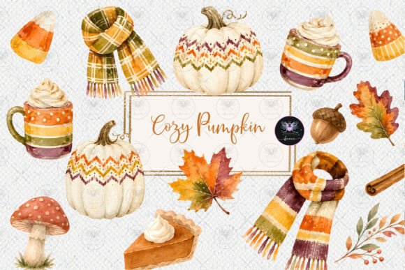 Download Cozy Fall Pumpkin Clipart - Pumpkin clipart Collection