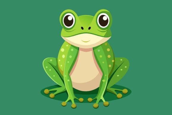 Download Beautiful Frog Vector,frog Illustrat - Frog vector Collection