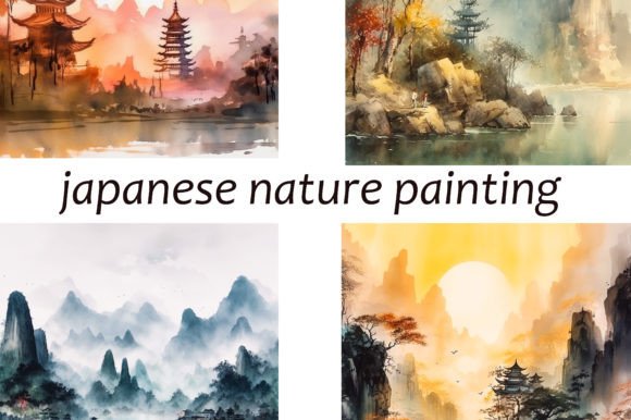 Download Japanese Nature Painting - Premium Resources