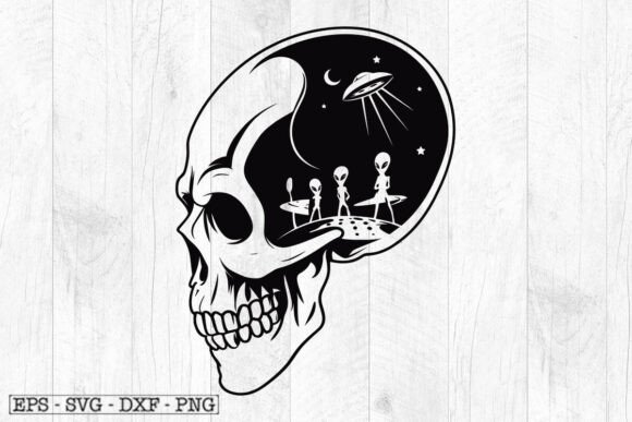 Download Skull Space Alien Svg File , Outer Space - Alien svg file Collection