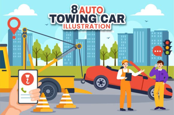 Download 8 Auto Towing Car Illustration - Car illustration Collection