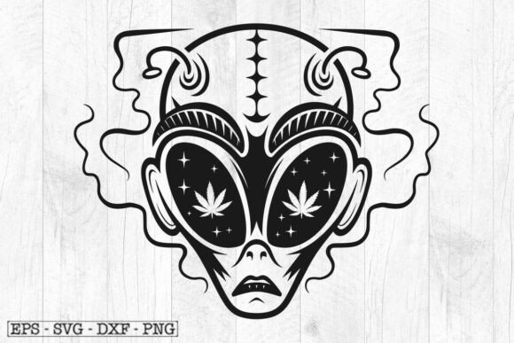 Download Weed High Alien Svg File , Alien Svg - Alien svg file Collection